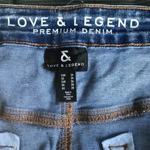 Love & Legend Stretch Denim Skirt  sz 24